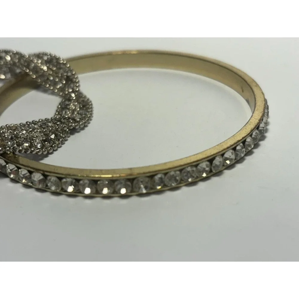 Bracelet Lot Statements Rhinestone and Metal Sparkly‎ Glam